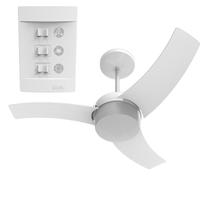 Ventilador de Teto Aliseu Wave Branco com controle de parede