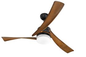 Ventilador de Teto Amarone Venti-Delta Inverter Bivolt 3 Pás LED 18W Preto + Controle