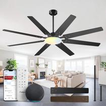 Ventilador de Teto Amico 183 cm Smart Alexa 6 Velocidades Luz LED Ventilador de Teto Amico 183 cm Smart Alexa 6 Velocidades Luz LED