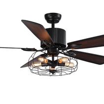 Ventilador de teto ApBeamLighting 52" Vintage Light 120V Remote