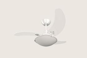 Ventilador de Teto Aura Pás Transparente 130W/220V Branco - Tron