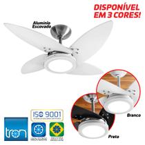 Ventilador de Teto Azzam Led 4 Pás 3 Estágios Silencioso Potente - Tron