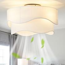 Ventilador de teto Boho embutido DSYBRI de 20" com controle remoto de luz Ventilador de teto Boho embutido DSYBRI de 20" com controle remoto de luz