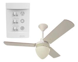 Ventilador De Teto Branco 127v 130w 105cm Aliseu Ice