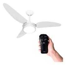 Ventilador De Teto Branco Led 6500k + Controle Beltempo Pás Branca Diâmetro 1.05 m Frequência 60Hz Material das pás Plástico Quantidade de pás 3 Ventilador De Teto Branco Led 6500k + Controle Beltempo Pás Branca Diâmetro 1.05 m Frequência 60Hz Material das pás Plástico Quantidade de pás 3