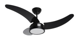 Ventilador de Teto Búzios Max Led 130W 220V 3 Pás Preto