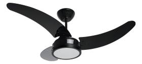 Ventilador De Teto Búzios Max Led Tron Preto 3 Pás Ventilador De Teto Búzios Max Led Tron Preto 3 Pás