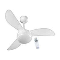 Ventilador de Teto c/ 3 Pás e Controle Remoto Fênix Branco 127V Ventisol