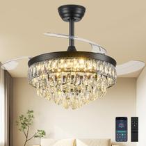 Ventilador de teto Chandelier Deliyfans 42" Crystal LED 110V Ventilador de teto Chandelier Deliyfans 42" Crystal LED 110V