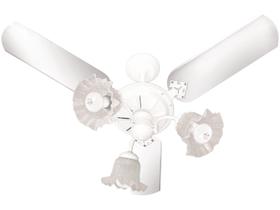 Ventilador De Teto Com 3 Pás Ventidelta New Beta 127v Branco