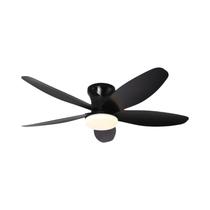 Ventilador De Teto Com 5 Lâminas E Luz, Controle Remoto, 3 Cores, 6 Velocidades E Timer Para