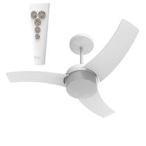 Ventilador de Teto com Controle Remoto Branco 3 Pás Wave - Aliseu