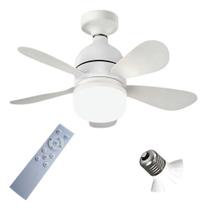 Ventilador De Teto Com Controle Remoto E Lâmpada Silencioso