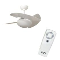 Ventilador de Teto Com Controle Remoto Silencioso Branco