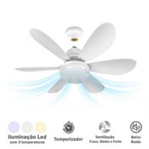 Ventilador de Teto com Controle Remoto Vento Forte e Economia de Energia