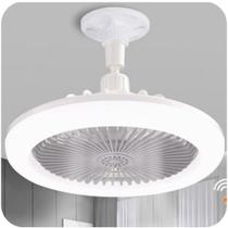 Ventilador de Teto com Lâmpada LED e Controle Remoto 2 em 1 - Bivolt, Ideal para Salas e Quartos