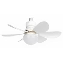 Ventilador De Teto Com Lâmpada Led e Controle Remoto Para Bocal E27