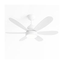 Ventilador de Teto com Lâmpada LED Silencioso 6 Pás Bivolt com Controle Remoto