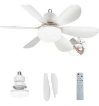 Ventilador De Teto Com Lâmpada Led Silencioso Com Controle Ventilador De Teto Com Lâmpada Led Silencioso Com Controle