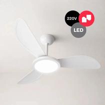 Ventilador de Teto com LED 96cm Silencioso Econômico Baixo Consumo 220V 50 60Hz