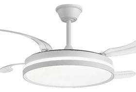 Ventilador de Teto com Lustre LED e Pás Retráteis Linha Urban Light T&A-01 Ventilador de Teto com Lustre LED e Pás Retráteis Linha Urban Light T&A-01