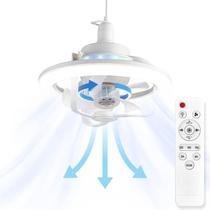 Ventilador De Teto Com Luz Ajustável E 50W De Potência 360