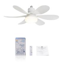 Ventilador de Teto Com Luz LED Portátil Ventilador de Teto Com Luz LED Portátil