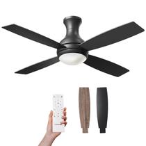 Ventilador de Teto Consciot 132 cm com Luz LED Regulável e Controle Remoto