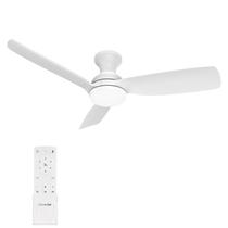 Ventilador de teto Consciot 44" branco com motor DC remoto regulável