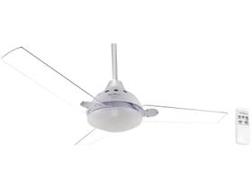 Ventilador de teto cristal 131w bvt05b com controle 127v