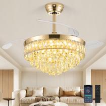 Ventilador de Teto Deliyfans com Lustre 42'' com Luzes Dourado Ventilador de Teto Deliyfans com Lustre 42'' com Luzes Dourado