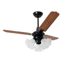 Ventilador de Teto Diamante Preto Loren Sid Pás Mogno M3 Ventilador de Teto Diamante Preto Loren Sid Pás Mogno M3