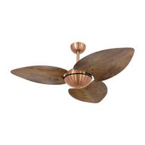 Ventilador de Teto Dormamu Cobre Office 3 Pás Rádica Imbuia 220V
