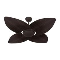 Ventilador de Teto Dormamu Marrom Texturizado Office 4 Pás Tabaco 220V