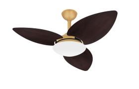 Ventilador de Teto Dourado 3 Pás Econômico Winds Ventax 220V