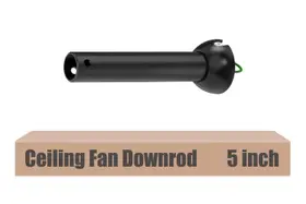 Ventilador de teto Downrod DPXMYG 5 polegadas Black Ball Head Ventilador de teto Downrod DPXMYG 5 polegadas Black Ball Head