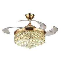 Ventilador De Teto E Lustre Luxuoso Led 6 Velocidades T1366 Ventilador De Teto E Lustre Luxuoso Led 6 Velocidades T1366