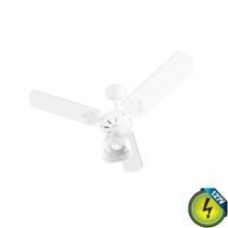 Ventilador De Teto Economiq New Delta Light Branco 3 Pás Laqueadas Brancas Gl Aberto 130W 127V C3V 38-3148 Ventidelta