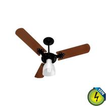 Ventilador De Teto Economiq Super Delta Preto 3 Pás em Madeira Globo Aberto 130W 127V C3V 37-3119 Ventidelta Ventilador De Teto Economiq Super Delta Preto 3 Pás em Madeira Globo Aberto 130W 127V C3V 37-3119 Ventidelta