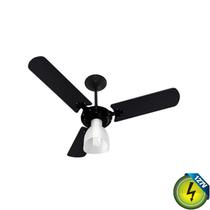 Ventilador De Teto Economiq Super Delta Preto 3 Pás Laqueadas Pretas Gl Aberto 130W 127V C3V 37-3151 Ventidelta