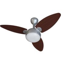 Ventilador De Teto Elluz Inverter Tabaco e Cinza - Ventisol