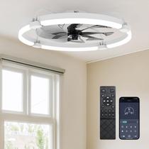 Ventilador de Teto Ensenior 61 cm com Controle Remoto e App - Branco Ventilador de Teto Ensenior 61 cm com Controle Remoto e App - Branco