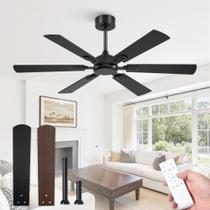 Ventilador de Teto Fanbulous 132 cm 6 Pás Controle Remoto Motor DC Ventilador de Teto Fanbulous 132 cm 6 Pás Controle Remoto Motor DC