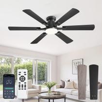 Ventilador de Teto Fanbulous 132 cm 6 Pás LED com Controle Remoto e App