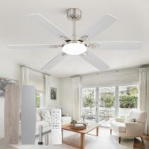 Ventilador de Teto Fanbulous 132 cm com Luz LED e Controle Remoto 6 Velocidades