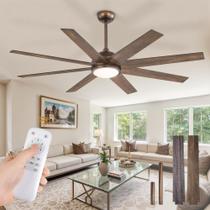 Ventilador de Teto Fanbulous 152 cm 24W LED Controle Remoto 6 Velocidades DC Ventilador de Teto Fanbulous 152 cm 24W LED Controle Remoto 6 Velocidades DC