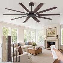 Ventilador de Teto Fanbulous 165 cm com 10 Hélices, Motor DC e Controle Remoto Ventilador de Teto Fanbulous 165 cm com 10 Hélices, Motor DC e Controle Remoto