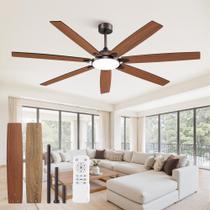 Ventilador de Teto Fanbulous 183 cm Bronze Óleo 7 Hélices Silencioso DC Ventilador de Teto Fanbulous 183 cm Bronze Óleo 7 Hélices Silencioso DC