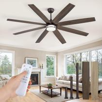 Ventilador de Teto Fanbulous 183 cm Bronze Óleo com Luz e Controle Remoto