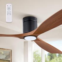 Ventilador de Teto Fanbulous 60" com Luz e Controle Remoto 6 Velocidades DC